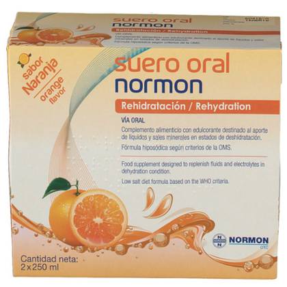 Normon Electrolytes Solution 250ml Orange Flavored #2