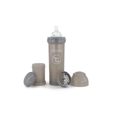 Twistshake Anti-Colic Baby Bottle Grey 330ml 2667