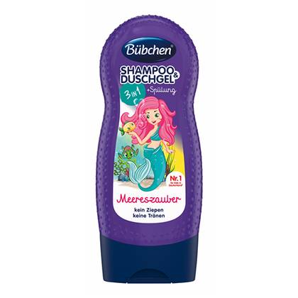 Bubchen Kids Shampoo, Conditioner & Bath "Mermaid" 230ml 0549/1085/4642