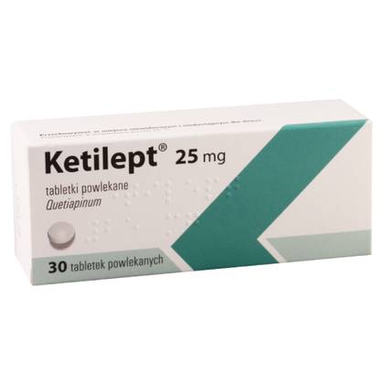 Ketilept 25mg Tablets #30