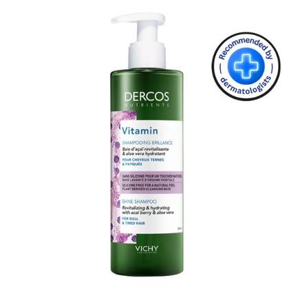 Vichy Dercos Nutrients Shampoo with Vitamins for Dull Hair 200ml 5674