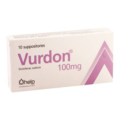 Vurdoni 100mg Suppositories #10