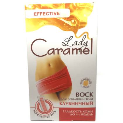 Caramel Body Hair Removal Wax Strips, All Skin Types, Strawberry 920189 #16