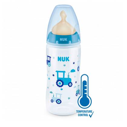 NUK - Bottle - PP 300ml + Teat with Temperature Indicator 0094