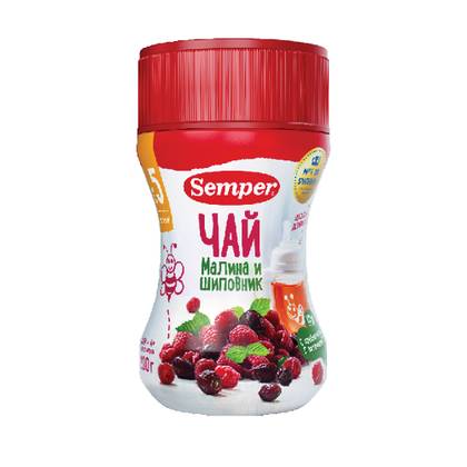 Semper - Raspberry & Rosehip Tea /5mo+/ 200g 1610
