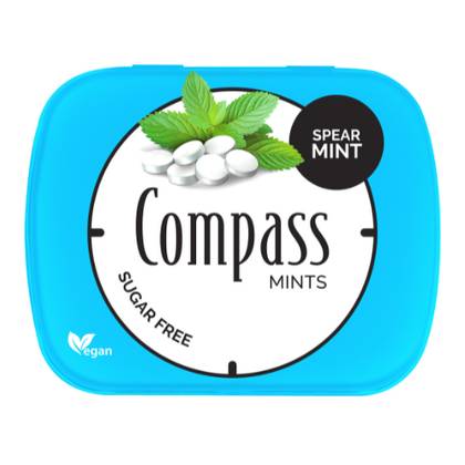 Kompass Sugar-Free Refreshing Menthol Lozenges With Sweeteners 0876