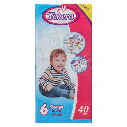 Tenera Baby Diapers Z-6 (16kg+) X-Large #40