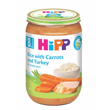 Hipp - Veal with Rice and Carrots Dinner /4+ months/ 190g 6143