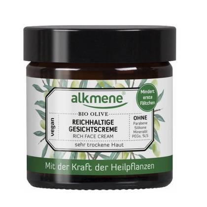 Alkmene Olive Oil Facial Moisturizing Cream for Very Dry Skin Bio 50ml 4260/8047/8046