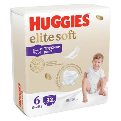 Huggies Elite Soft Pull-Ups Mega Size 6 (16-22kg) / (15-25kg) XXL #32