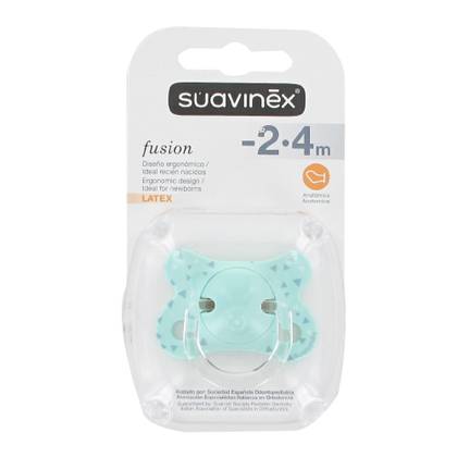 Suavinex - Blue Silicone Anatomical Pacifier /2-4 months/ 1249 #1