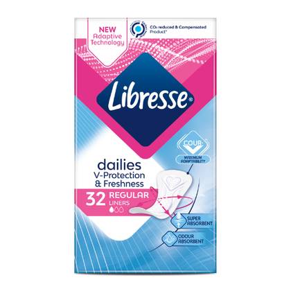 Libresse Normal Panty Liners, 1-drop absorbency, #32