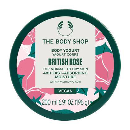 The Body Shop British Rose Body Yogurt 48hr 200ml