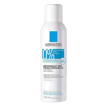 La Roche-Posay 48H Aluminum-Free Deodorant Spray for Sensitive Skin 150ml 2141
