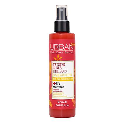 Urban Care Hibiscus & Shea Butter Curl Defining Leave-In Conditioner with UV Filter, 200ml