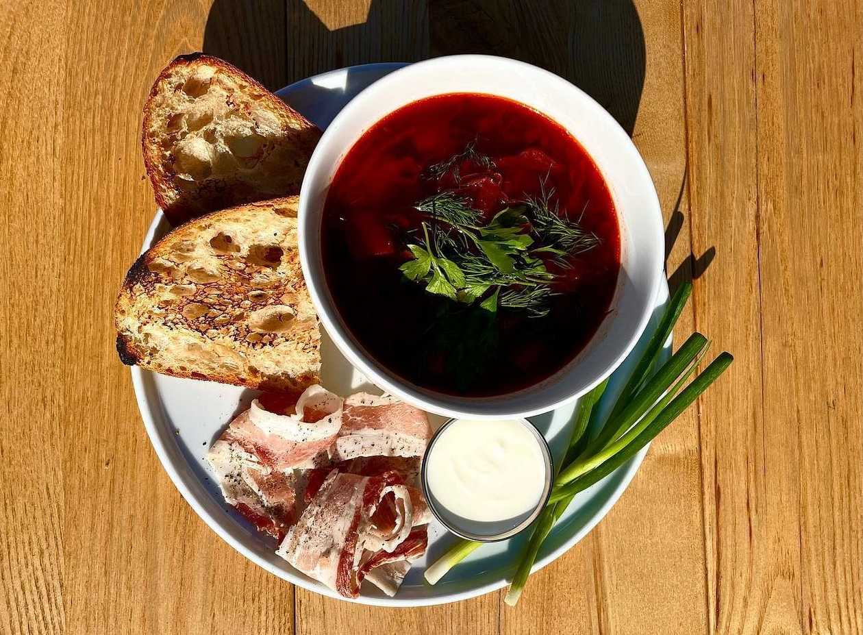 borsch with beef