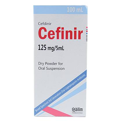 Cefdinir (Ceftinex) powder for suspension 125mg/5ml 100ml bottle #1