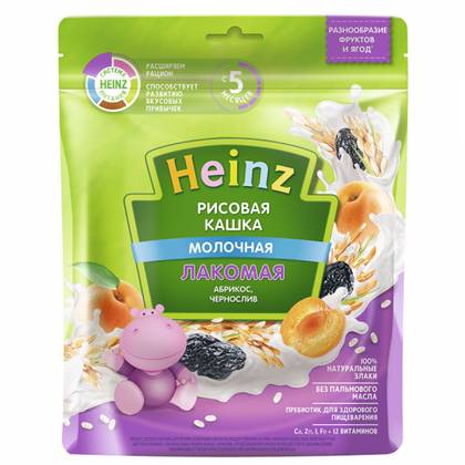 Heinz - Creamy Rice Porridge with Apricot and Prune /5 months+/ 170g 5310
