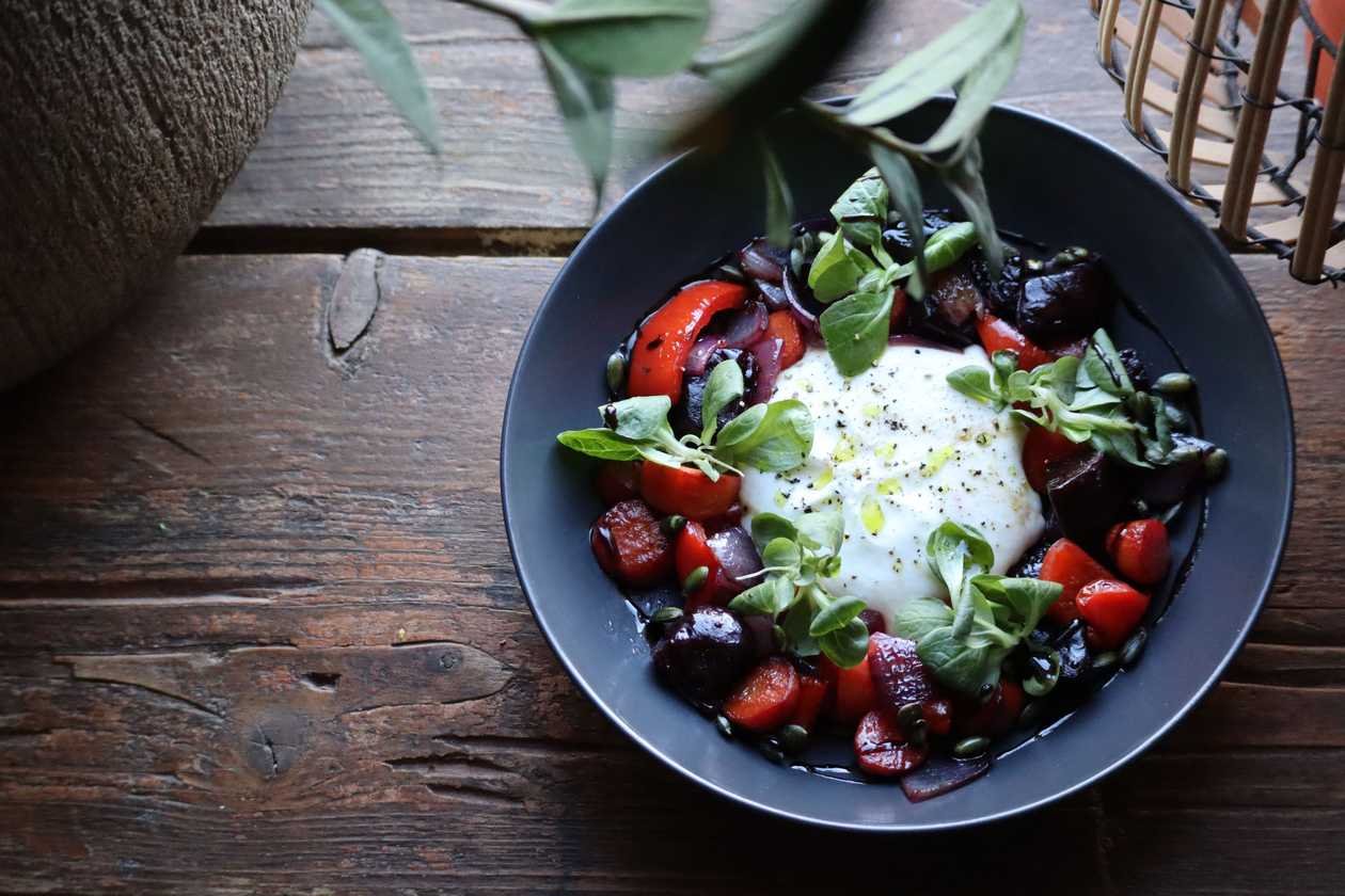 Burrata salat
