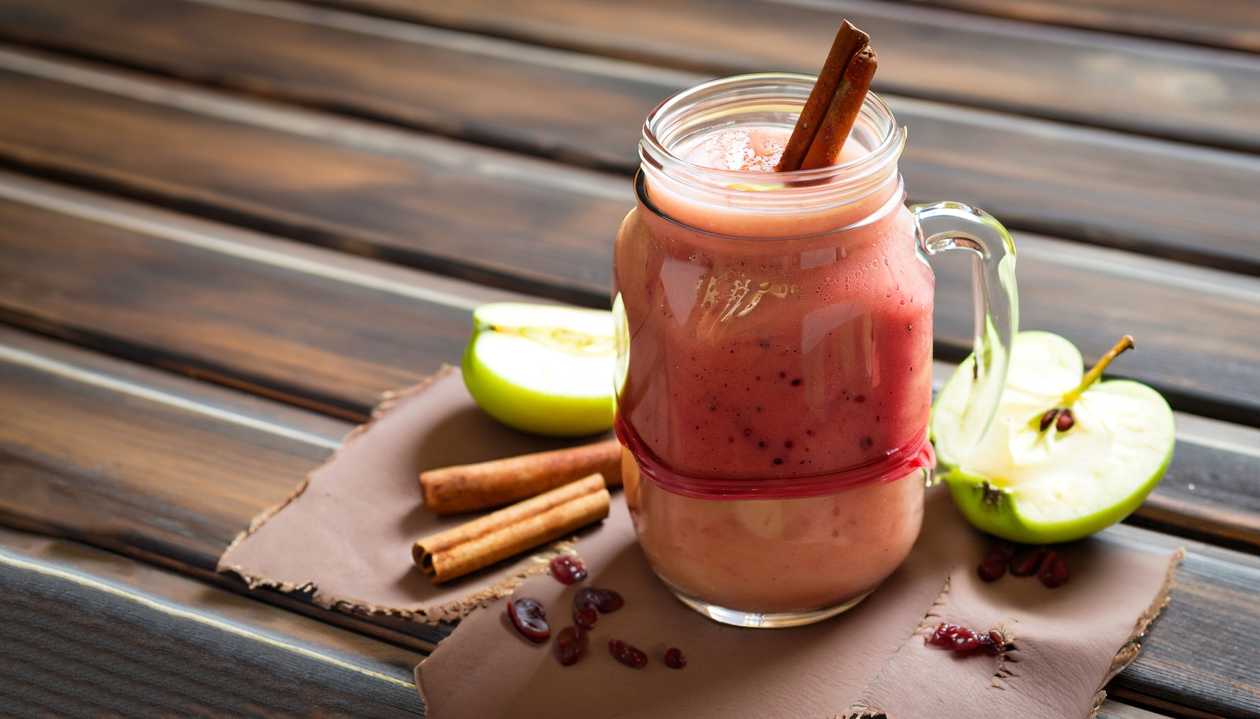 Red Berries, Apple & Plant-Based Drink Smoothie