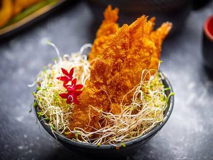 Tiger prawn in tempura 6 pcs