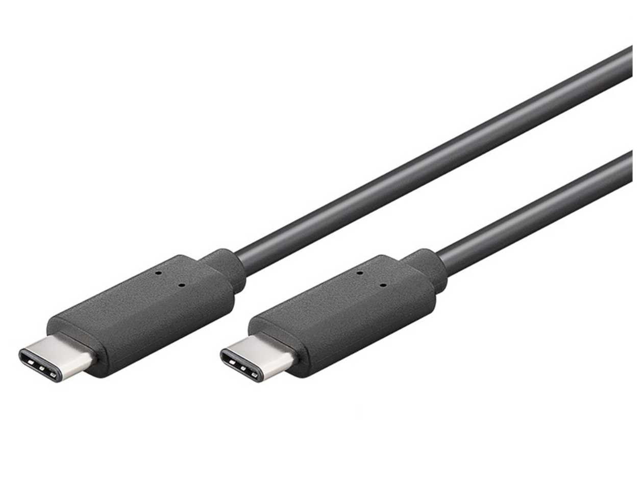 PremiumCord Kábel USB 3.1 C - USB 3.1 C, Čierny, 1m