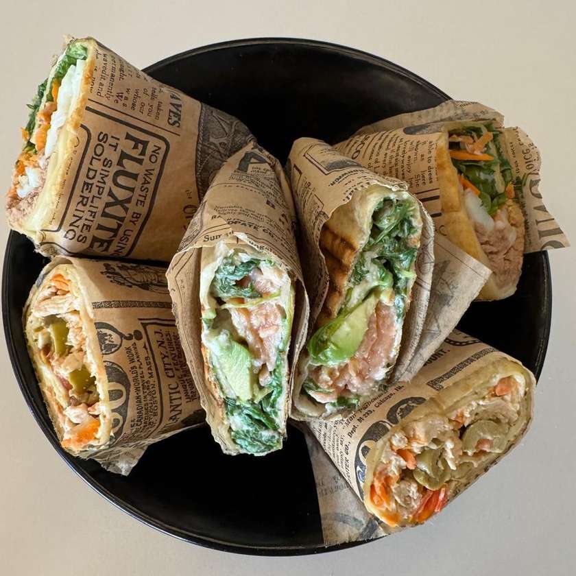 Mushroom & Pesto Wrap