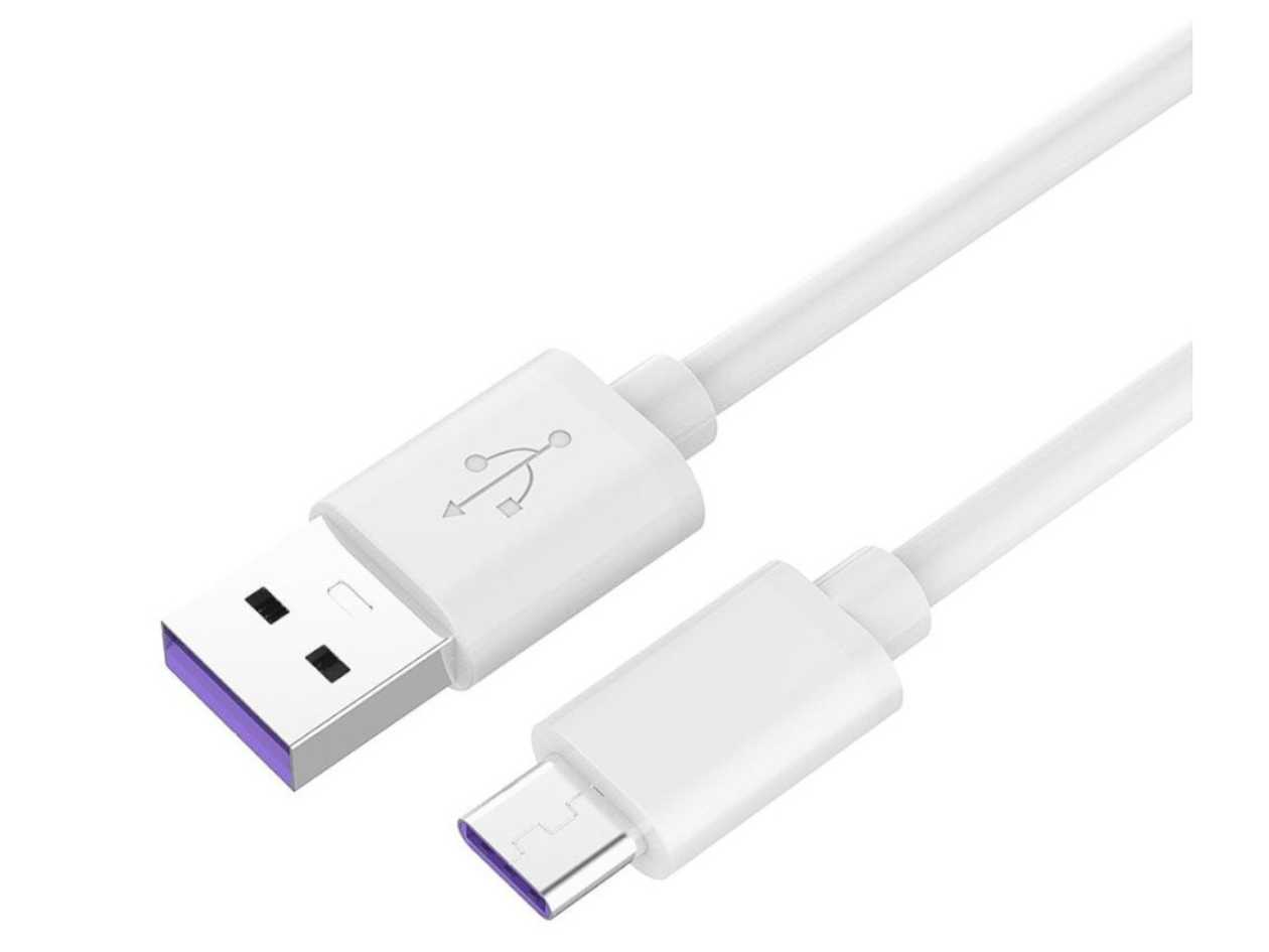 PremiumCord Kábel USB 3.1 C - USB 2.0 A, Biely, 1m