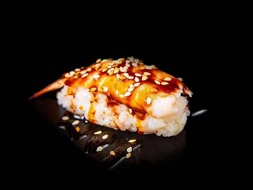 Shrimp nigiri