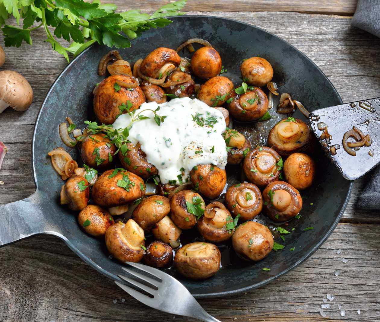 Fried Champignons, Tartar Sauce
