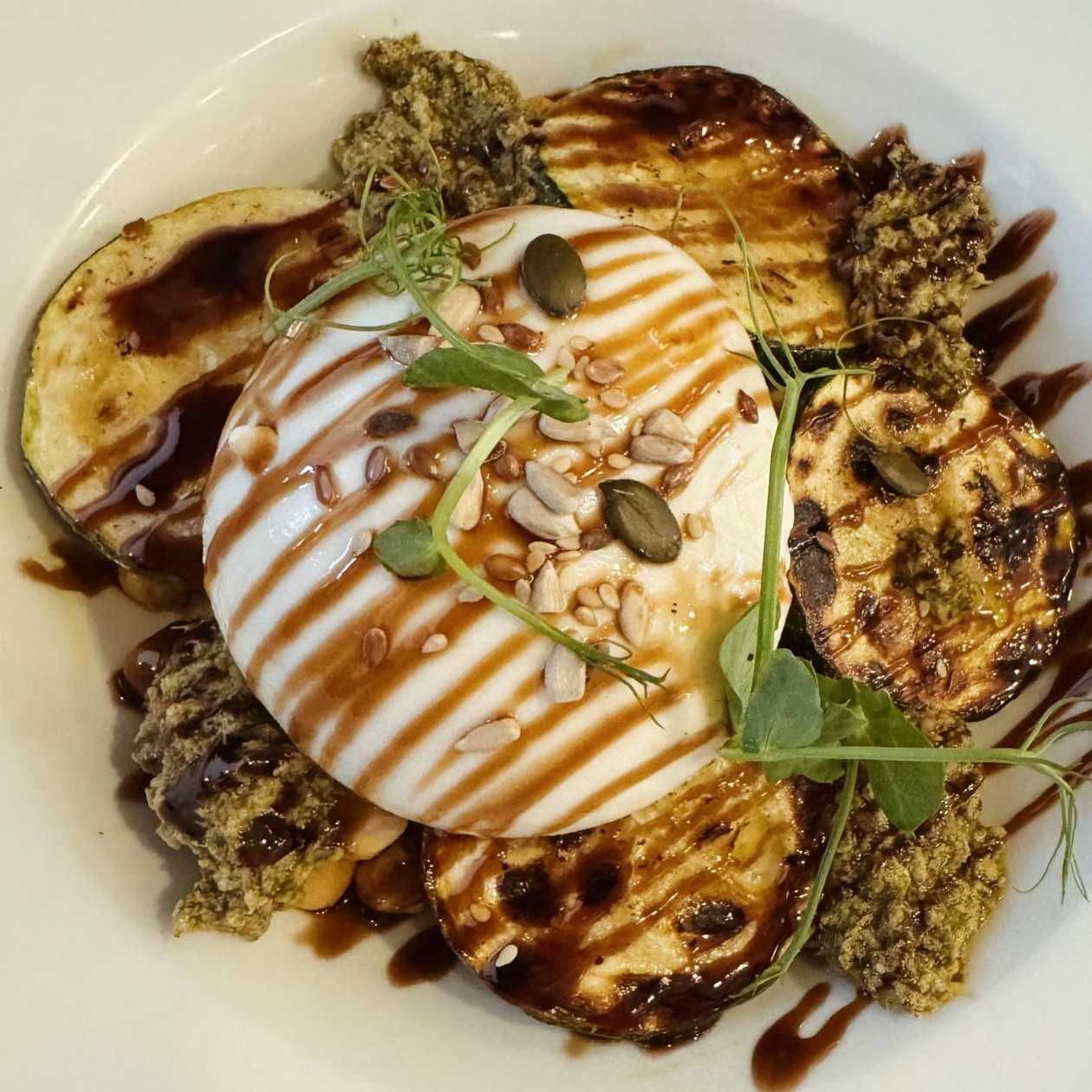 Chickpea & Burrata Salad