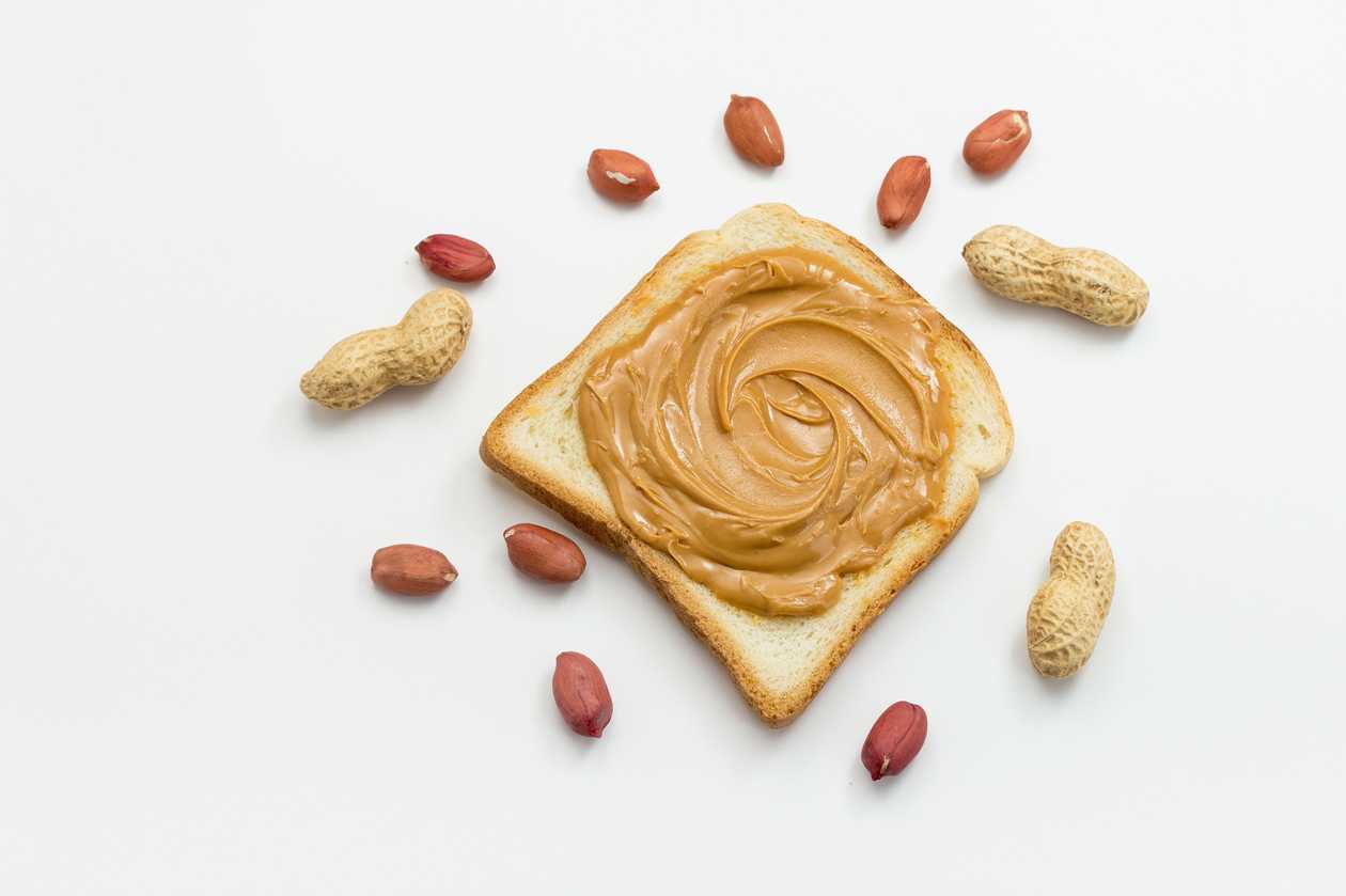 Peanut Butter Open Toast