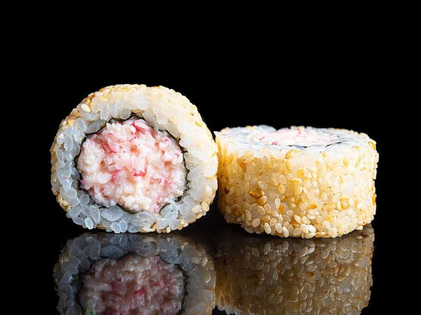 Crab meat maki