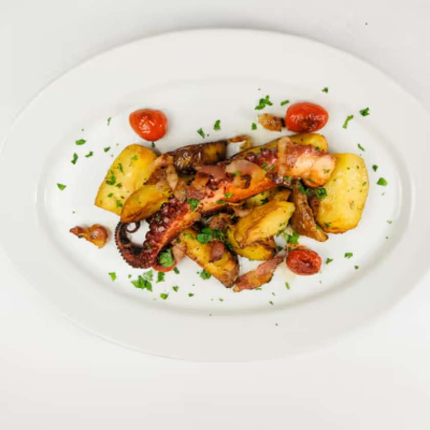 Polpo Alla Griglia Con Patate