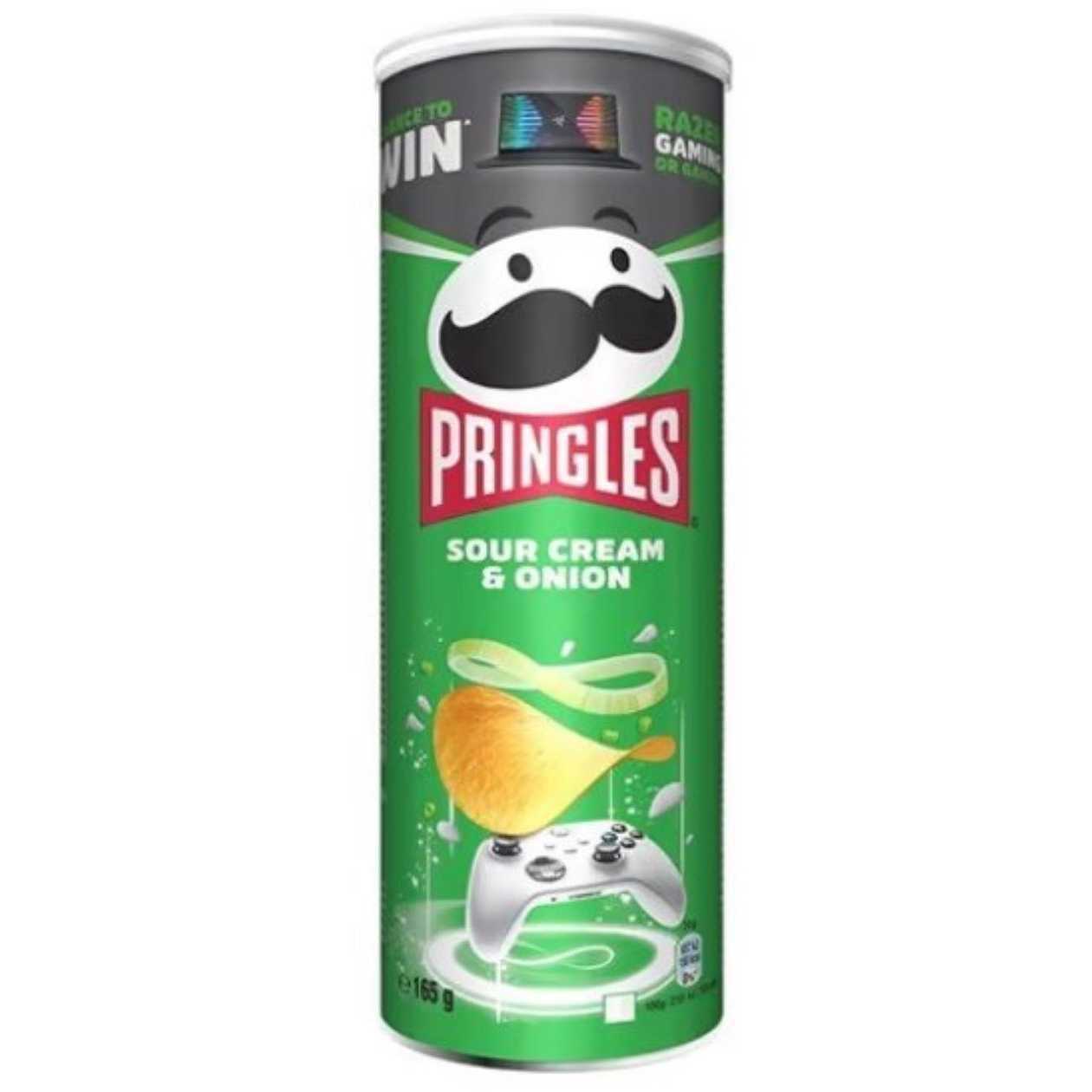 Pringles Cream and Onion Crisps