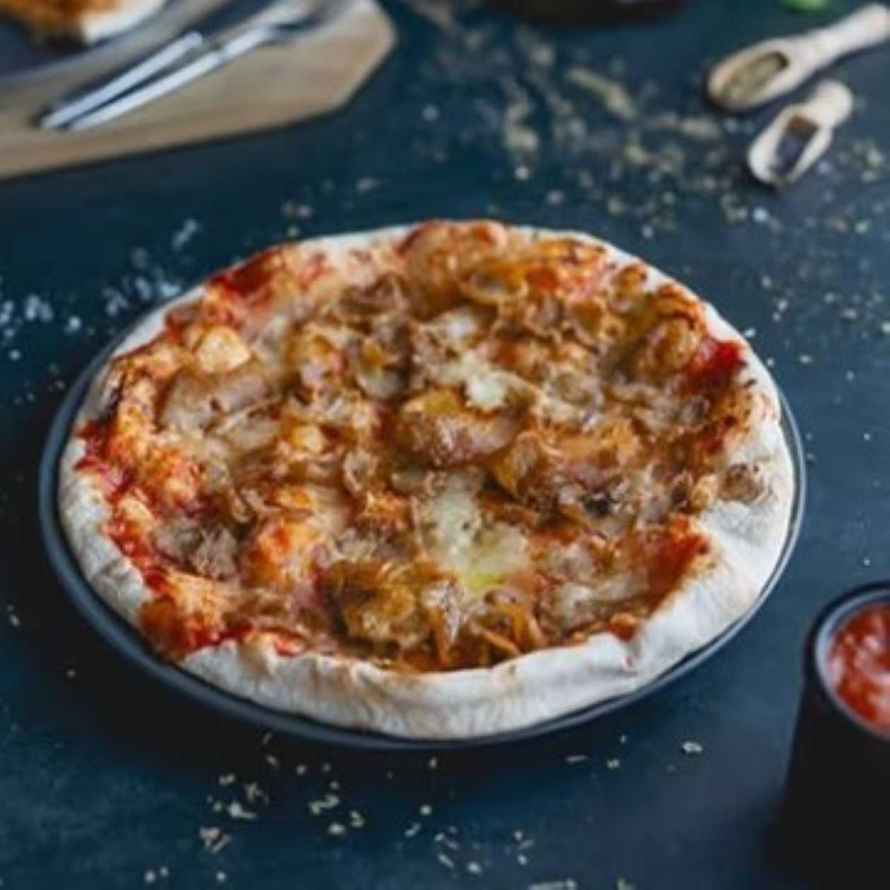 Pizza with Kebab