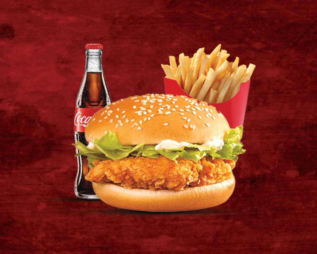 Crunchy Burger Meal