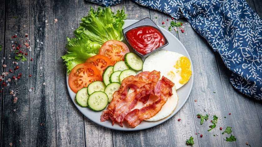 Fried Egg with Bacon