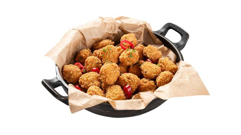 Traškūs vištienos kąsneliai