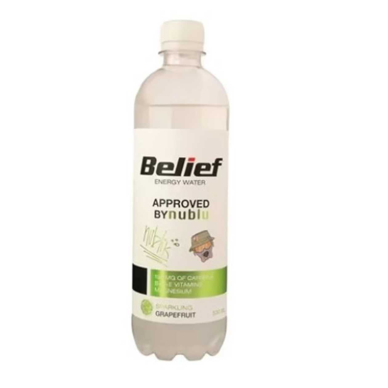 Belief Energy Water Grapefruit-Lemongrass 530ml