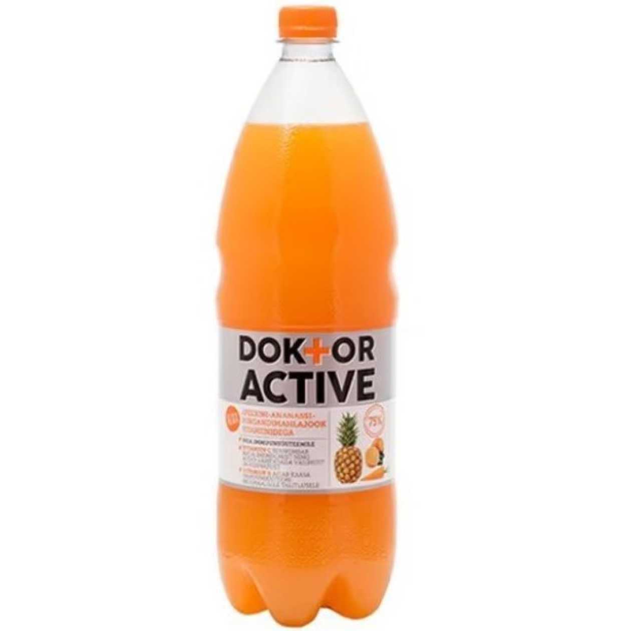 Dr. Active Orange-Pineapple-Carrot Juice Drink 1.5l