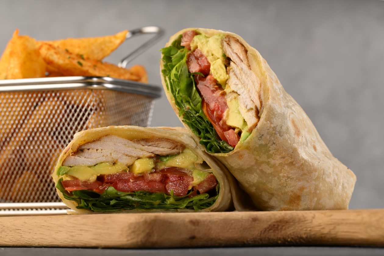 Cheesy Teriyaki Chicken Wrap