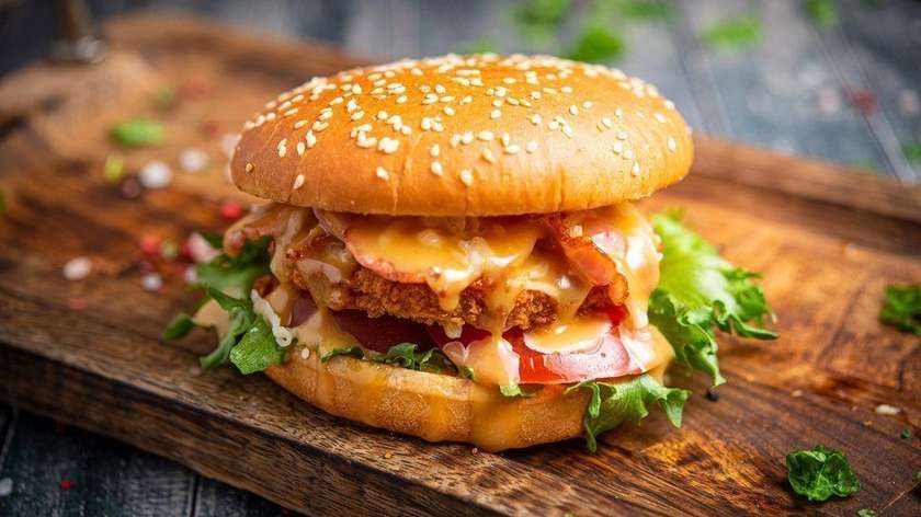 Grilled Crispy Bacon Burger