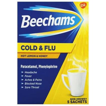 Beechams Cold & Flu Sachets (1 Sachet)