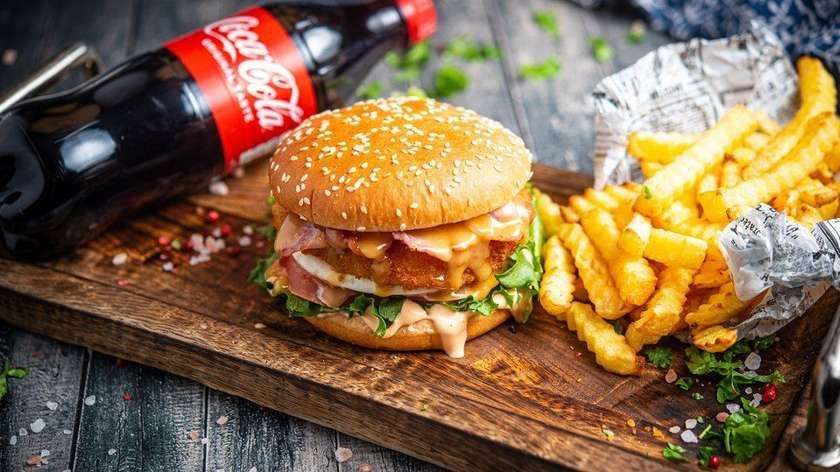 Cheese Grilled Burger Combo