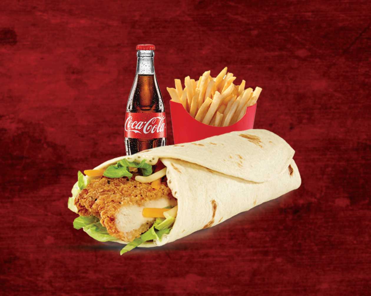 Spicy Chicken Wrap Meal