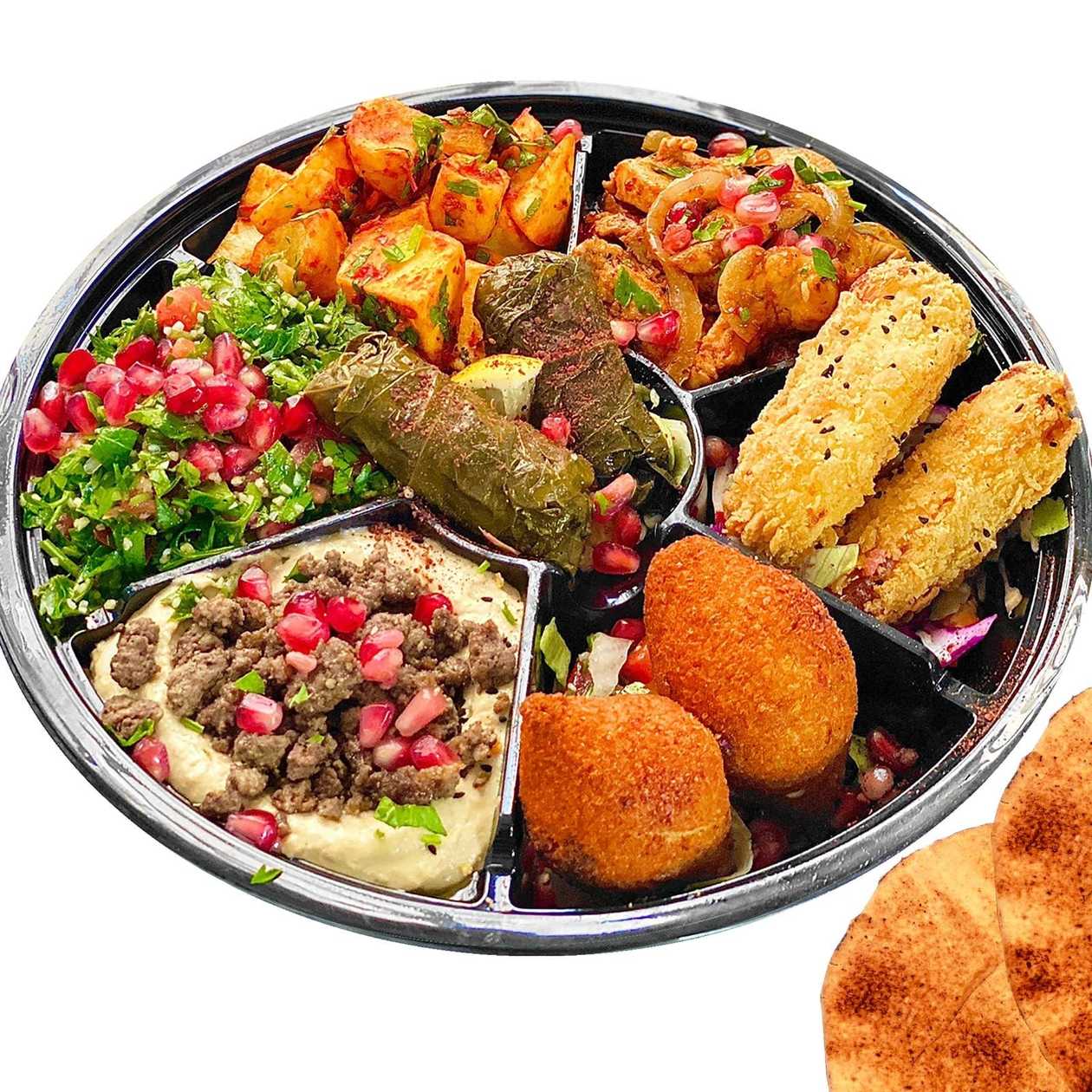 Mega Mix Mezze Hot & Cold Panko Halloum sticks 650g New