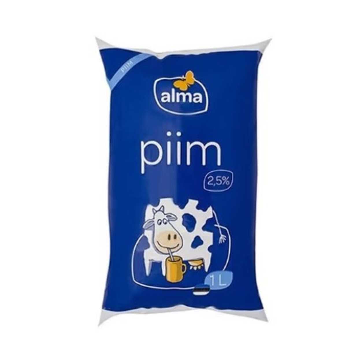 Alma Milk 2.5% 1l in Plastic