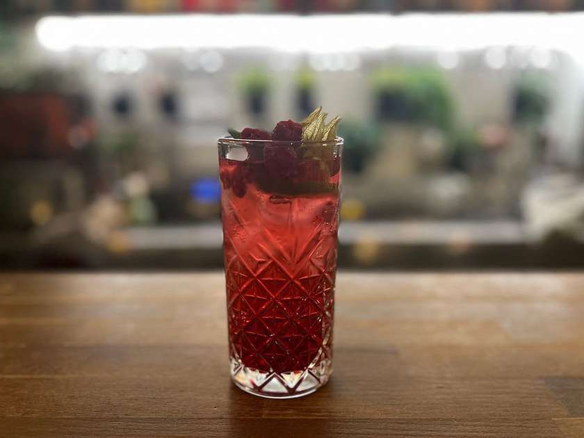 Domácí malinová limonáda