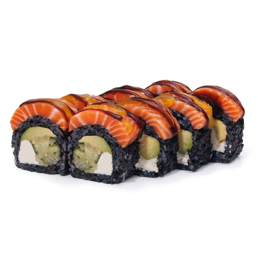 Philadelphia Black Roll with Salmon 370g